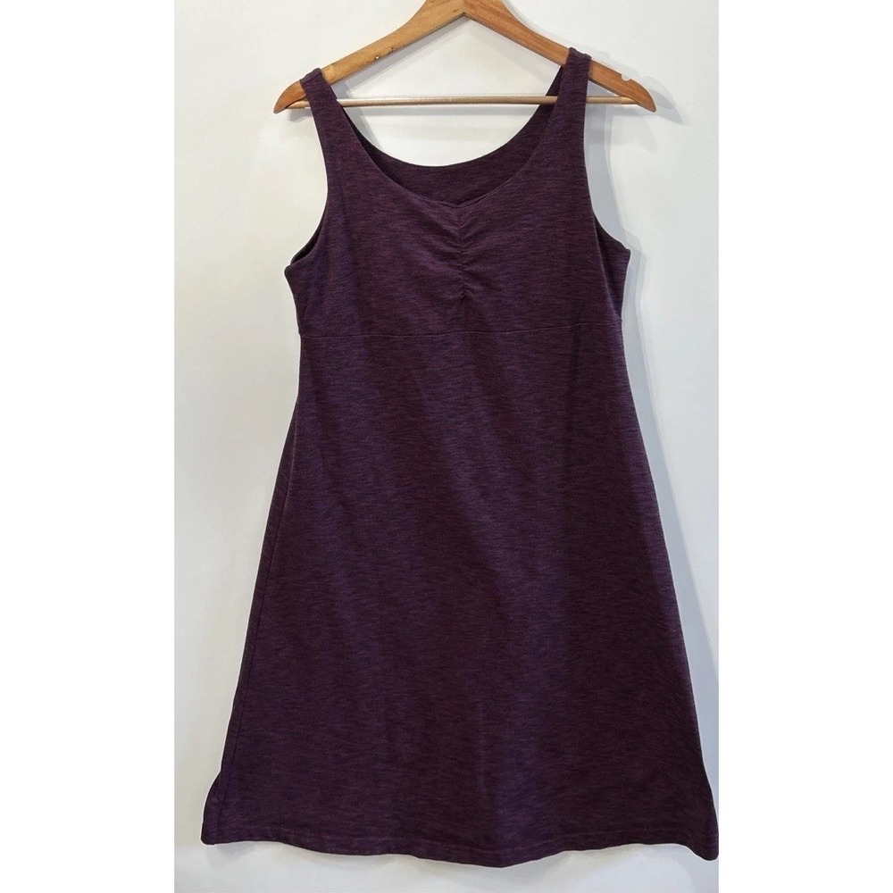 Women's Kuhl Harmony Summer Dress Lightweight Knee Length Inset Bra Sz Large